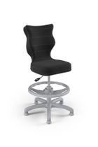 Entelo, Petit, krzesło dziecięce z podnóżkiem, wzrost 119-142 cm, antracytowe