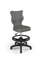 Entelo, Petit, krzesło dziecięce z podnóżkiem, wzrost 119-142 cm, ciemno szare