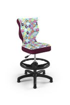 Entelo, Petit, krzesło dziecięce z podnóżkiem, wzrost 119-142 cm, sowy