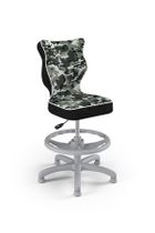 Entelo, Petit, krzesło dziecięce z podnóżkiem, wzrost 133-159 cm, moro