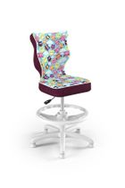 Entelo, Petit, krzesło dziecięce z podnóżkiem, wzrost 133-159 cm, sowy