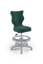 Entelo, Petit, krzesło dziecięce z podnóżkiem, wzrost 133-159 cm, zielony