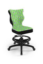 Entelo, Petit, krzesło młodzieżowe z podnóżkiem, wzrost 146-176,5 cm, piłki