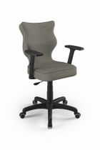 Entelo, Uni, krzesło biurowe z podłokietnikami, wzrost 159-188 cm, szary