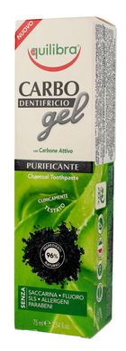 Equilibra, Carbone Attivo, pasta do zębów oczyszczająca z aktywnym węglem, 75 ml