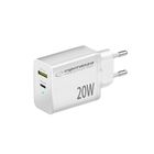 Esperanza, ładowarka sieciowa, biała, 20W, USB-C, PD 20W, USB-A, QC 3.0, 18W, EZC105W