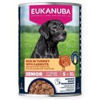 Esperanza, Senior, indyk z marchewką, mokra karma dla psów, 400g