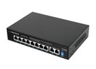 Esperanza, switch, 10 portów, POE 10/100M, 96W