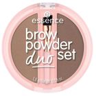 Essence, Brow Powder Duo, pudrowy zestaw do brwi, nr 01 Light, 1.8g