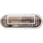 Essence, Brow Powder Set, zestaw do stylizacji brwi z pędzelkiem, 01 Light & Medium, 2.3g