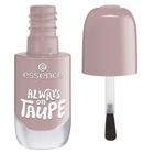 Essence, Gel Nail Polish, żelowy lakier do paznokci, 37 Always On Taupe, 8 ml