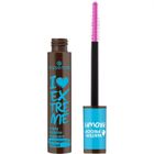 Essence, I Love Extreme Crazy Volume Mascara Waterproof, brązowa maskara pogrubiająca do rzęs, 01 Cozy Brown, 12 ml