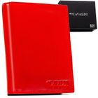 Etui na dokumenty, czerwone, skórzane, 4U Cavaldi