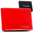 Etui na karty, czerwone, skórzane, 4U Cavaldi