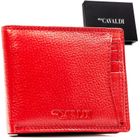 Etui na karty, czerwone, skórzane, 4U Cavaldi