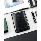 Etui na klucze, czarne, skóra ekologiczna, 4u Cavaldi