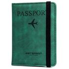 Etui na paszport, zielone, skóra ekologiczna, Peterson