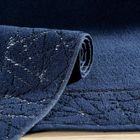 Eurofirany, dywanik łazienkowy, Nika, 50-70 cm, granatowy