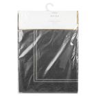 Eurofirany, dywanik łazienkowy Olivia, 50-70 cm, stalowy