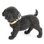 Eurofirany, figurka dekoracyjna, Eldo, 16-9-13 cm, czarny