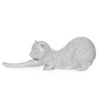 Eurofirany, figurka dekoracyjna, Eldo, 26-9-9 cm, srebrny