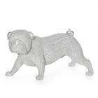 Eurofirany, figurka dekoracyjna, Eldo, 28-14-17 cm, srebrny