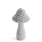 Eurofirany, figurka dekoracyjna Eldo, 8-8-14 cm, srebrny