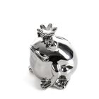 Eurofirany, figurka dekoracyjna, Fabio, 10-9-10 cm, srebrny