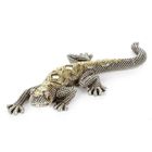 Eurofirany, figurka dekoracyjna, Gatos, 20-8-3 cm, srebrny