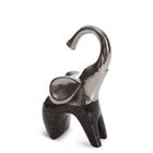 Eurofirany, figurka dekoracyjna, Leo, 13-8-20 cm, srebrny