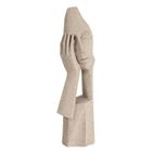 Eurofirany, figurka dekoracyjna Logan, 10-9-33 cm, beżowy