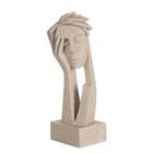 Eurofirany, figurka dekoracyjna Logan, 11-9-28 cm, beżowy