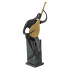 Eurofirany, figurka dekoracyjna, Rico, 13-11-32 cm, czarny