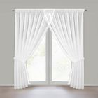 Eurofirany, firana gotowa, Artemida, na taśmie, 400-250 cm, biały