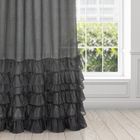 Eurofirany, firana gotowa, Dolly, na taśmie 140-250 cm, czarny