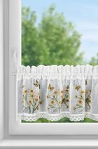 Eurofirany, firana gotowa, Flora, 150-30 cm, żółty