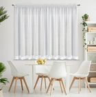 Eurofirany, firana gotowa, Kaja, na taśmie, 350-155 cm, biały