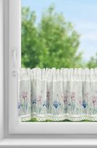 Eurofirany, firana zaciemniająca gotowa, Dolorez, na taśmie, 150-30 cm, biały