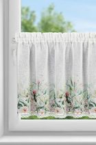 Eurofirany, firana zaciemniająca gotowa, Estera, na taśmie, 150-60 cm, biały