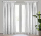 Eurofirany, firana zaciemniająca gotowa na taśmie, Linzi, 140-250 cm, biały