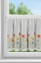 Eurofirany, firana zaciemniająca gotowa, Nati, na taśmie, 150-60 cm, biały