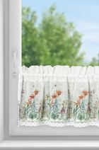 Eurofirany, firana zaciemniająca gotowa, Nemezja, na taśmie, 150-30 cm, biały