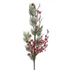 Eurofirany, gałązka świąteczna dekoracyjna, 55 cm, zielony