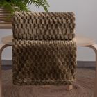 Eurofirany, koc d91 cindy6, 200-220 cm, ciemnobrązowy