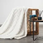 Eurofirany, koc d91 jodła, 150-200 cm, kremowy