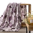 Eurofirany, koc Davos, 150-200 cm, fioletowy