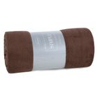 Eurofirany, koc Simple1, 150-200 cm, ciemnobrązowy