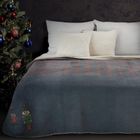 Eurofirany, koc świąteczny Peter, 200-220 cm, granatowy