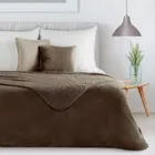 Eurofirany, koc, Tedy, 170-210 cm, ciemnobrązowy