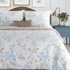 Eurofirany, komplet pościeli bawełnianej, Jasmina, 140-200 cm, kremowy